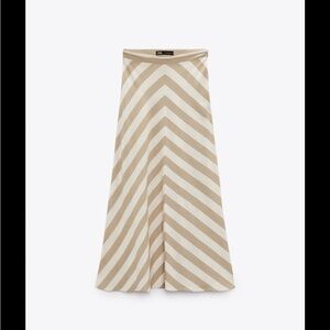 LZara linen blend skirt